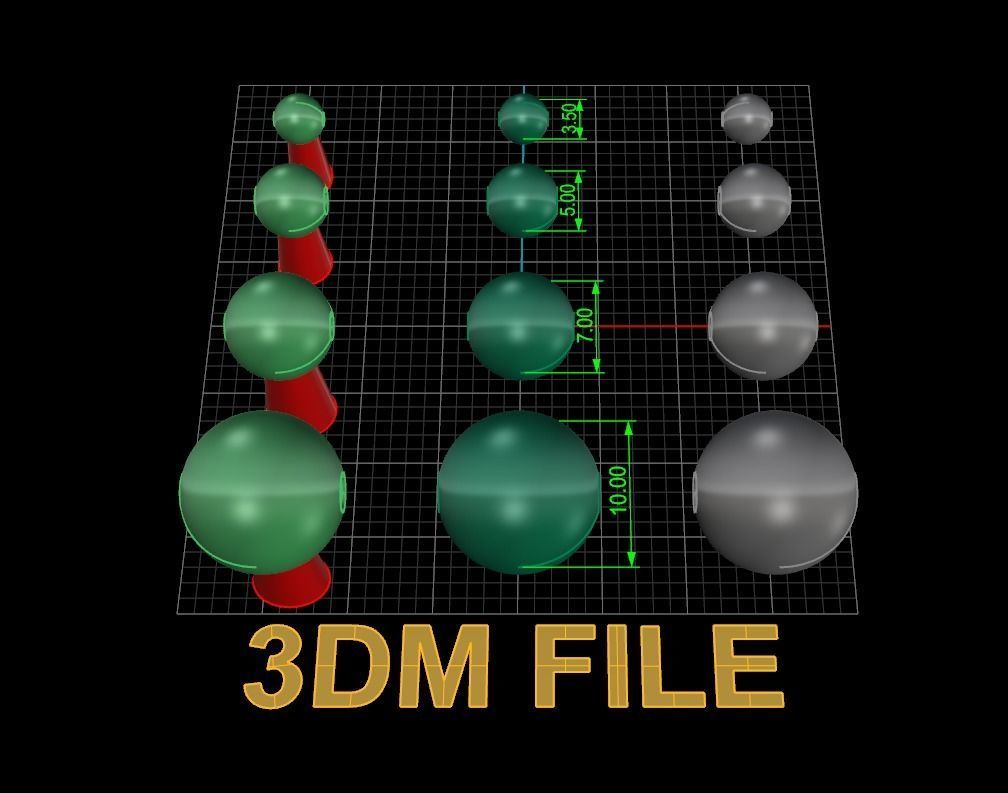 BEAD CHARM LINK MIXSIZE 3D print model_6