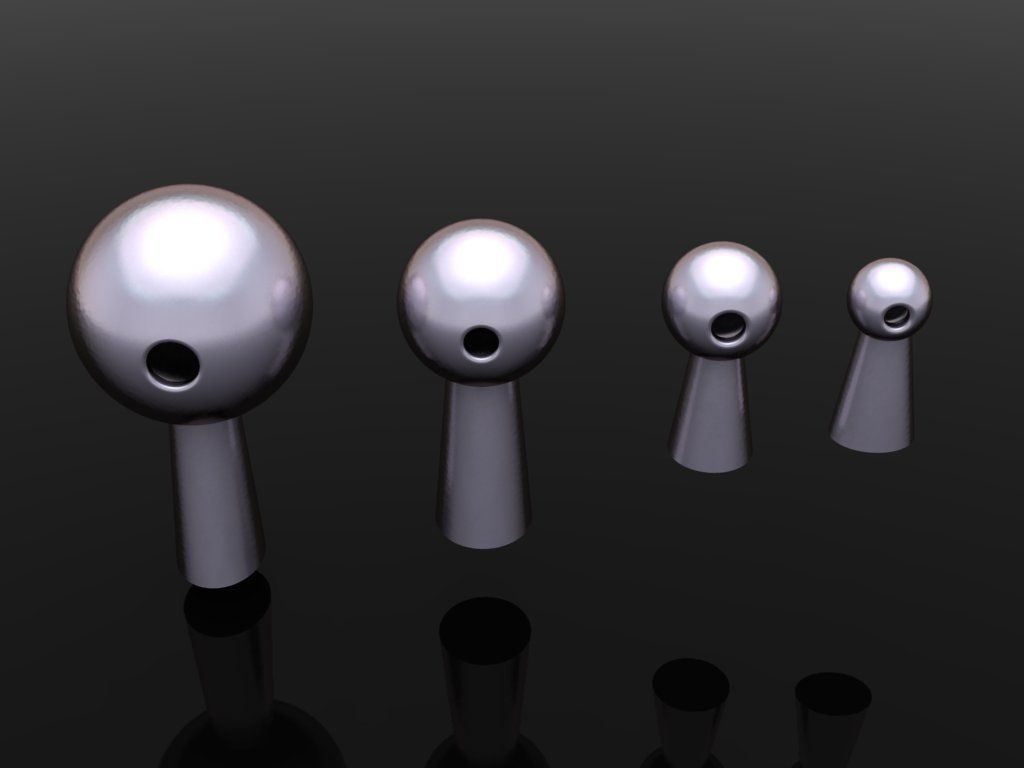 BEAD CHARM LINK MIXSIZE 3D print model_2