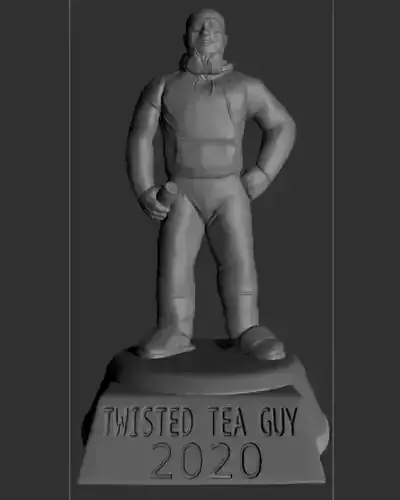 Twisted Tea Guy aka Barry Allen Free 3D print model