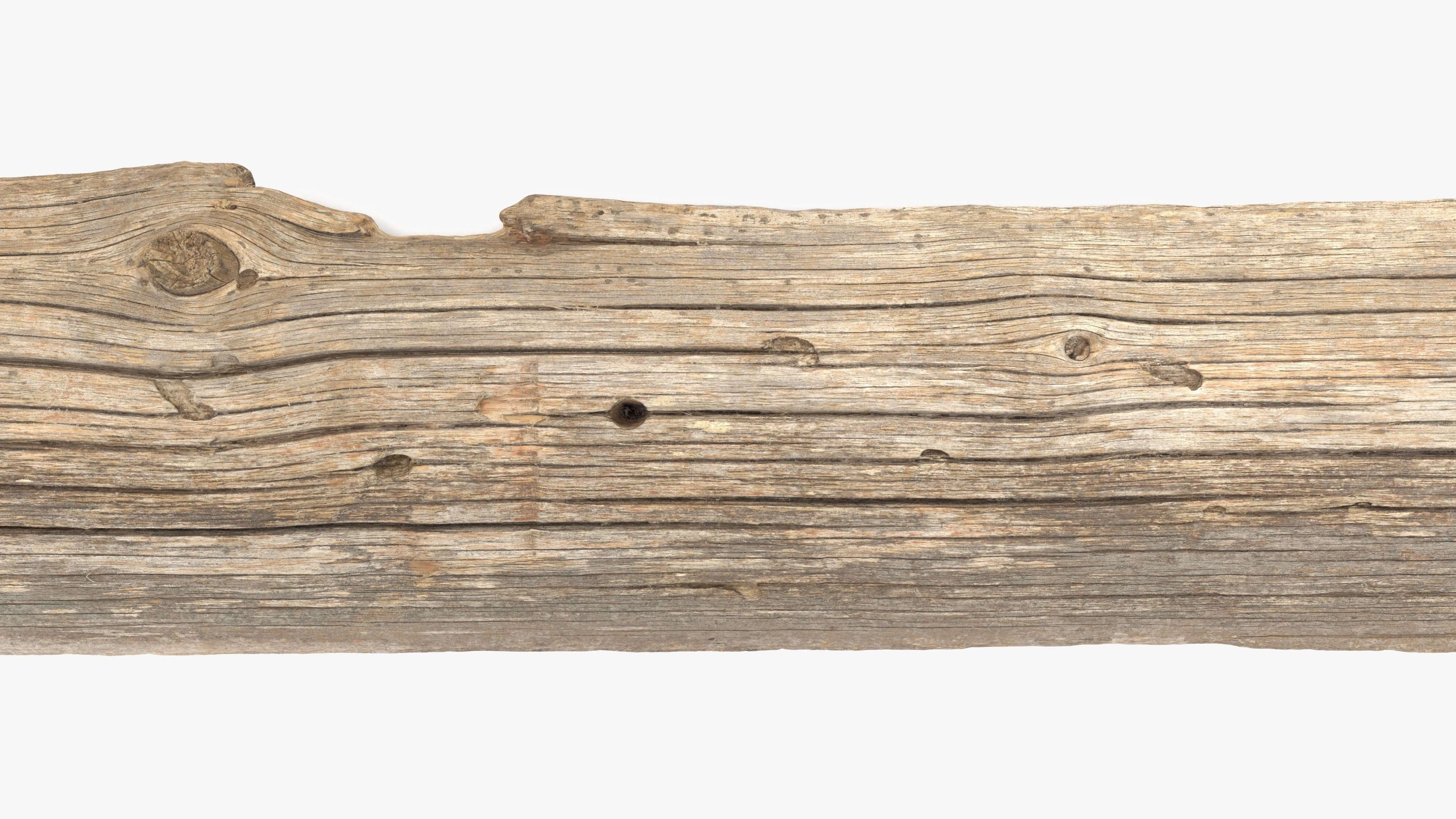 Plank Tan Low-poly 3D model_12