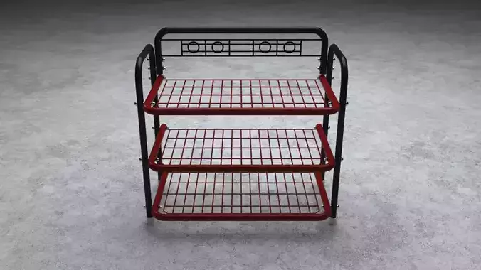 Shoe Rack 3D model