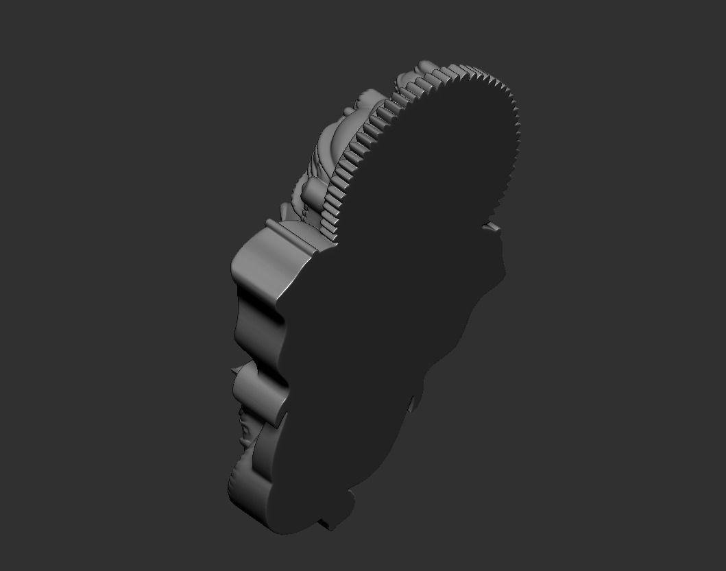 ganesha head 3D print model_6