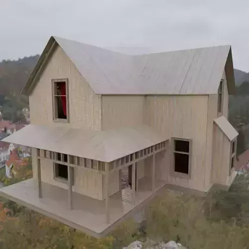 Old Wooden House - Detailed Interior