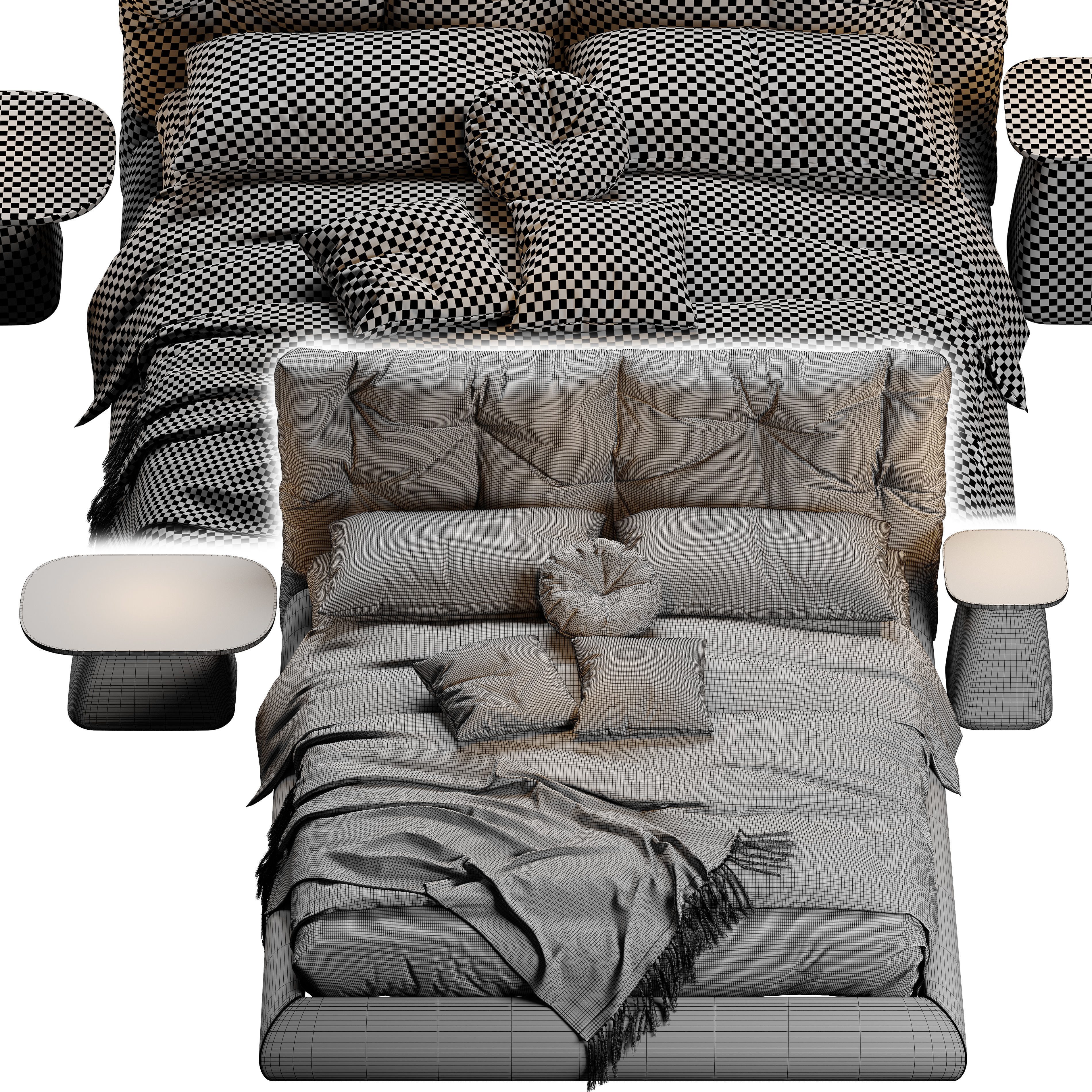 MODO bed 3D model_4