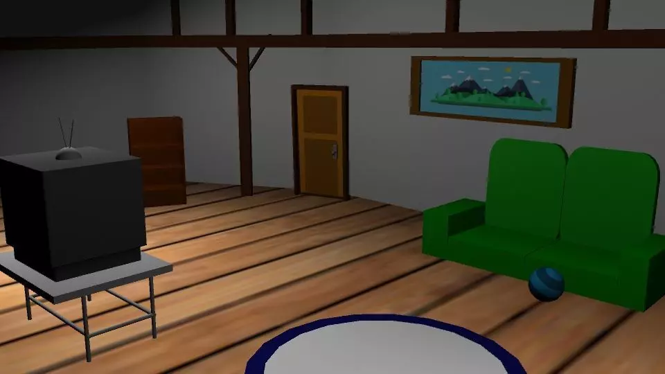 CARTOON HOUSE BG 3D model
