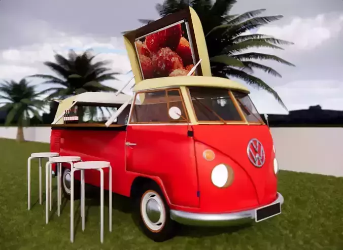 food truck 3d model