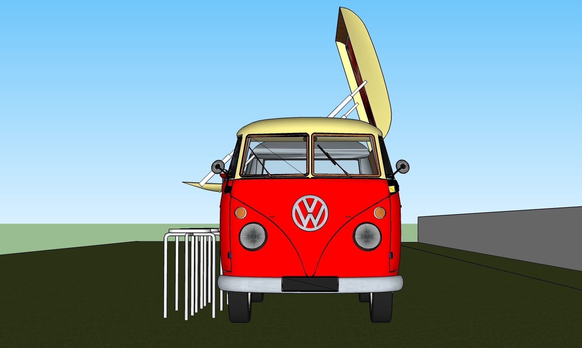 food truck 3d model 3D model_7