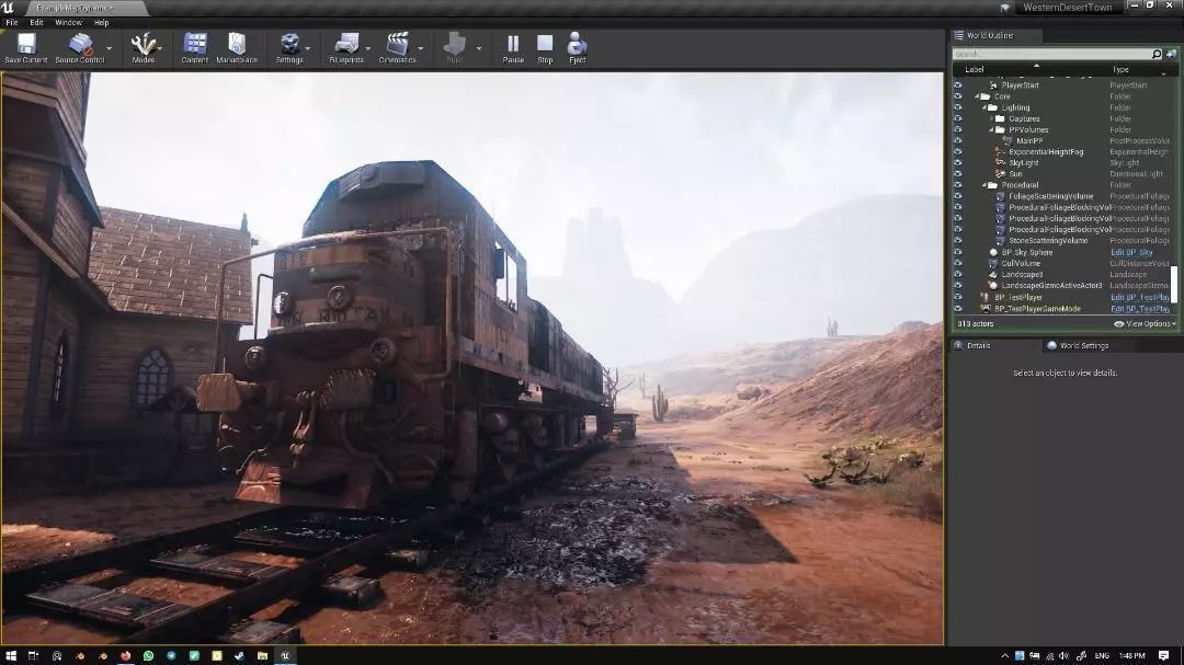 Locomotive GM-26 Low-poly 3D model_0