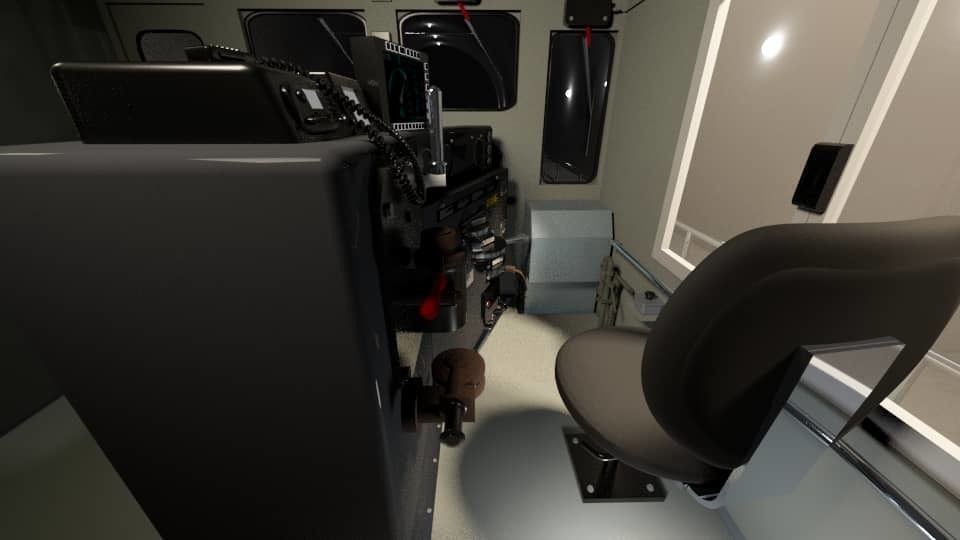 Locomotive GM-26 Low-poly 3D model_8