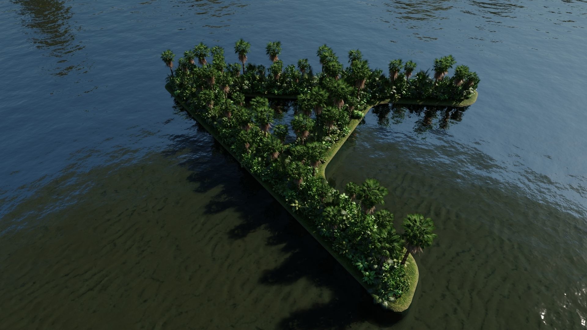 A Alphabet Island 3D model_3