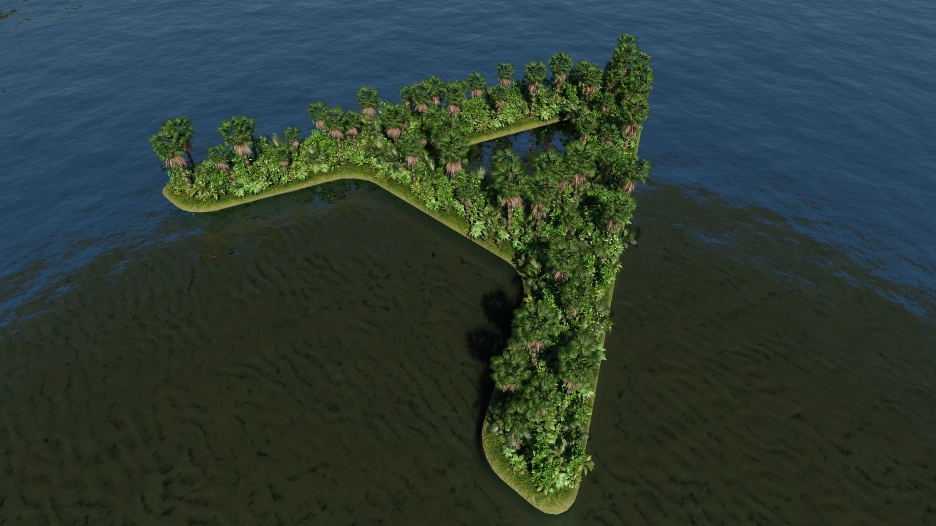 A Alphabet Island 3D model_2