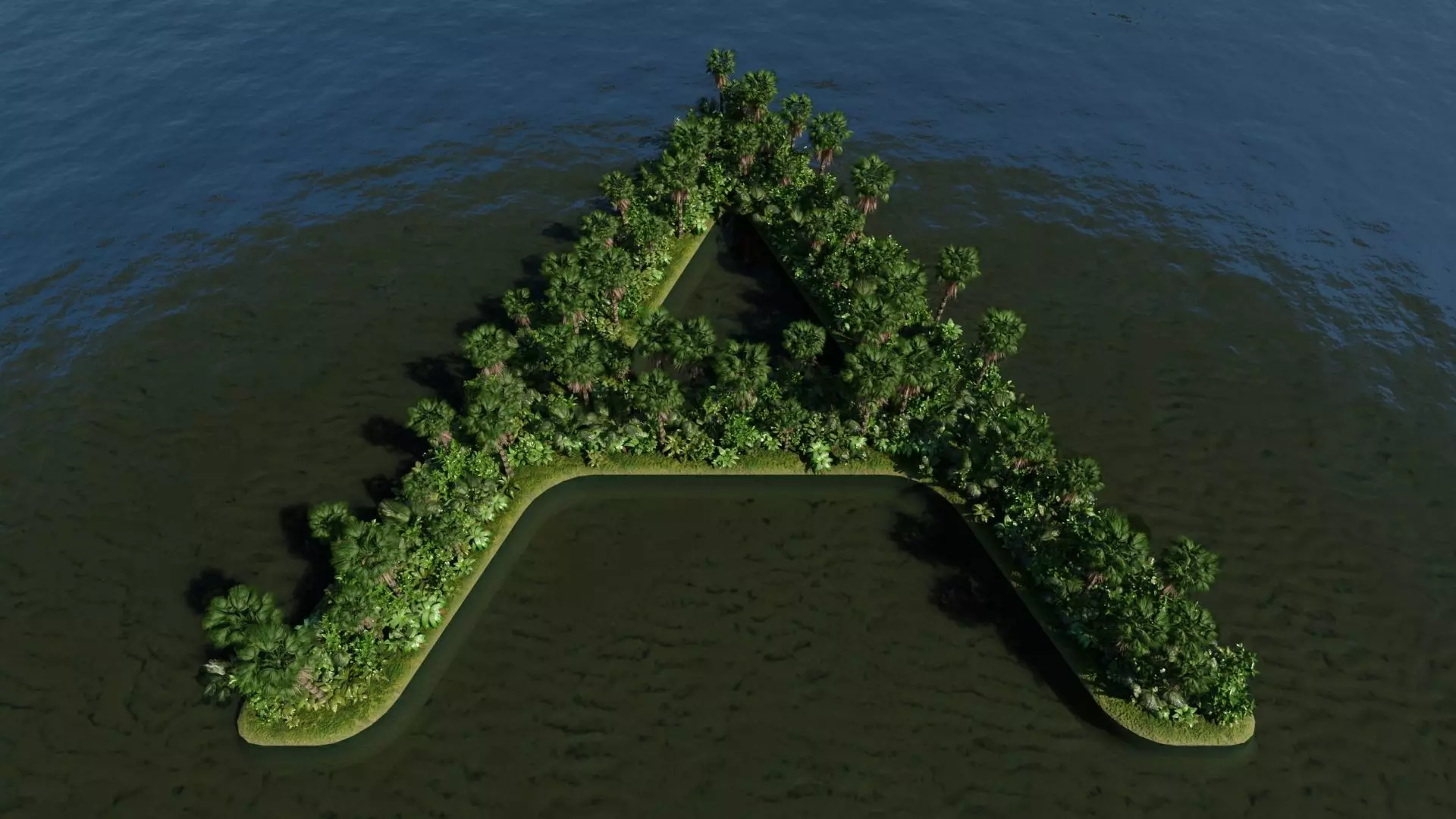 A Alphabet Island 3D model_0