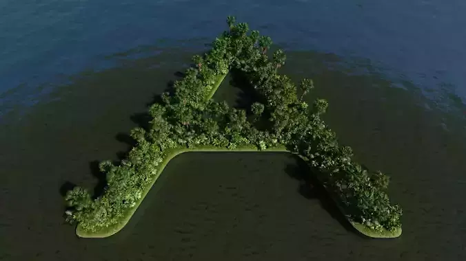 A Alphabet Island