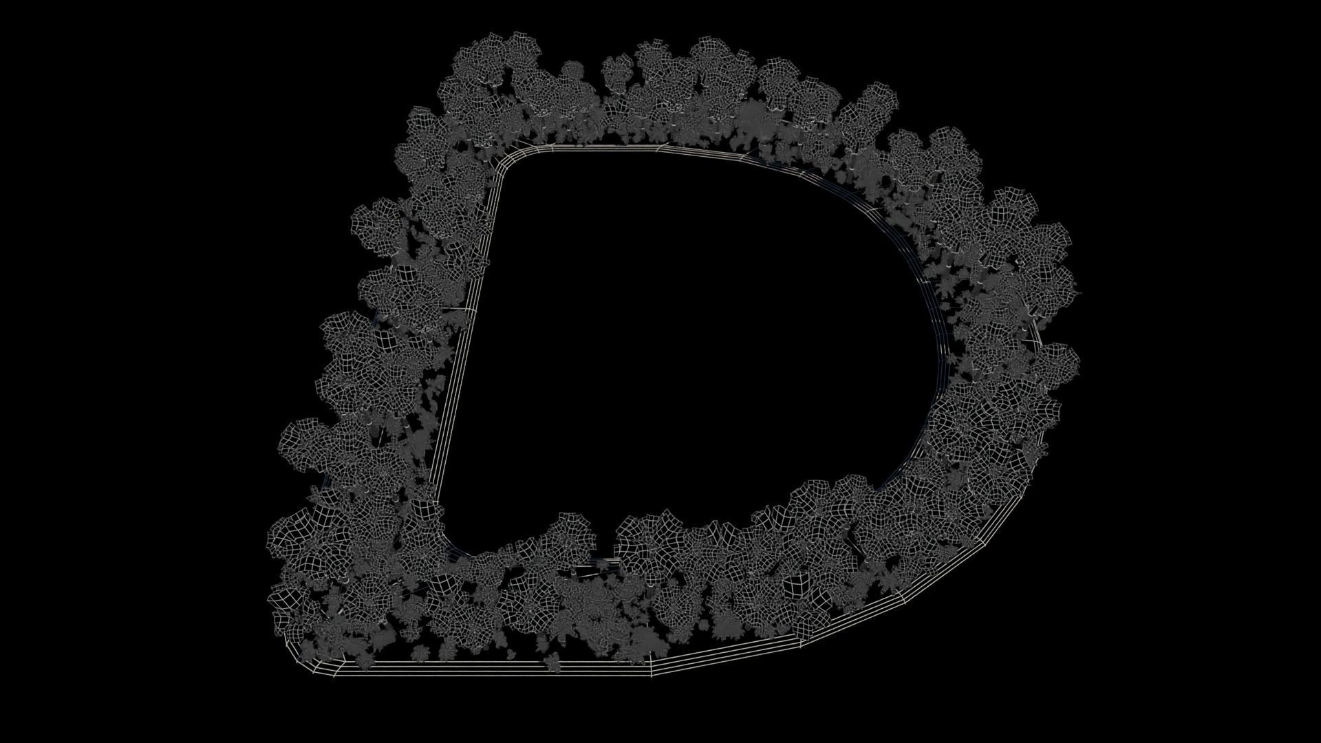 D Alphabet Island 3D model_5