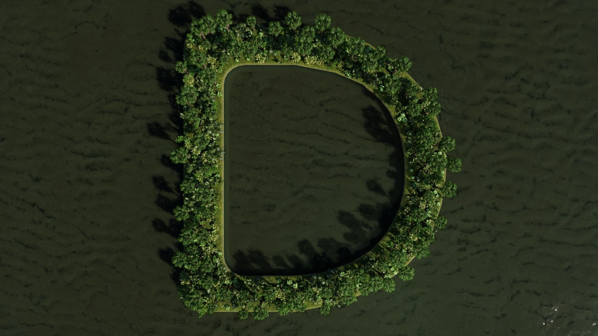 D Alphabet Island 3D model_1