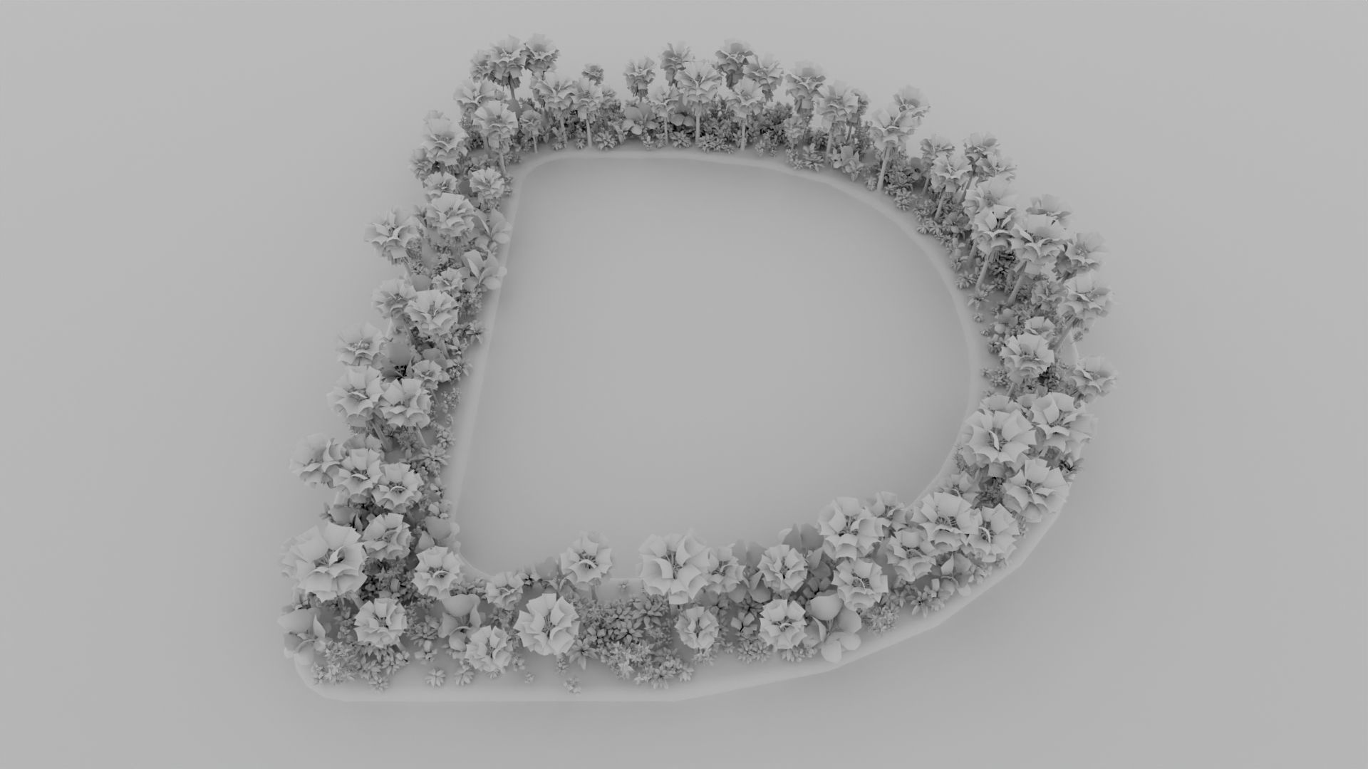 D Alphabet Island 3D model_4