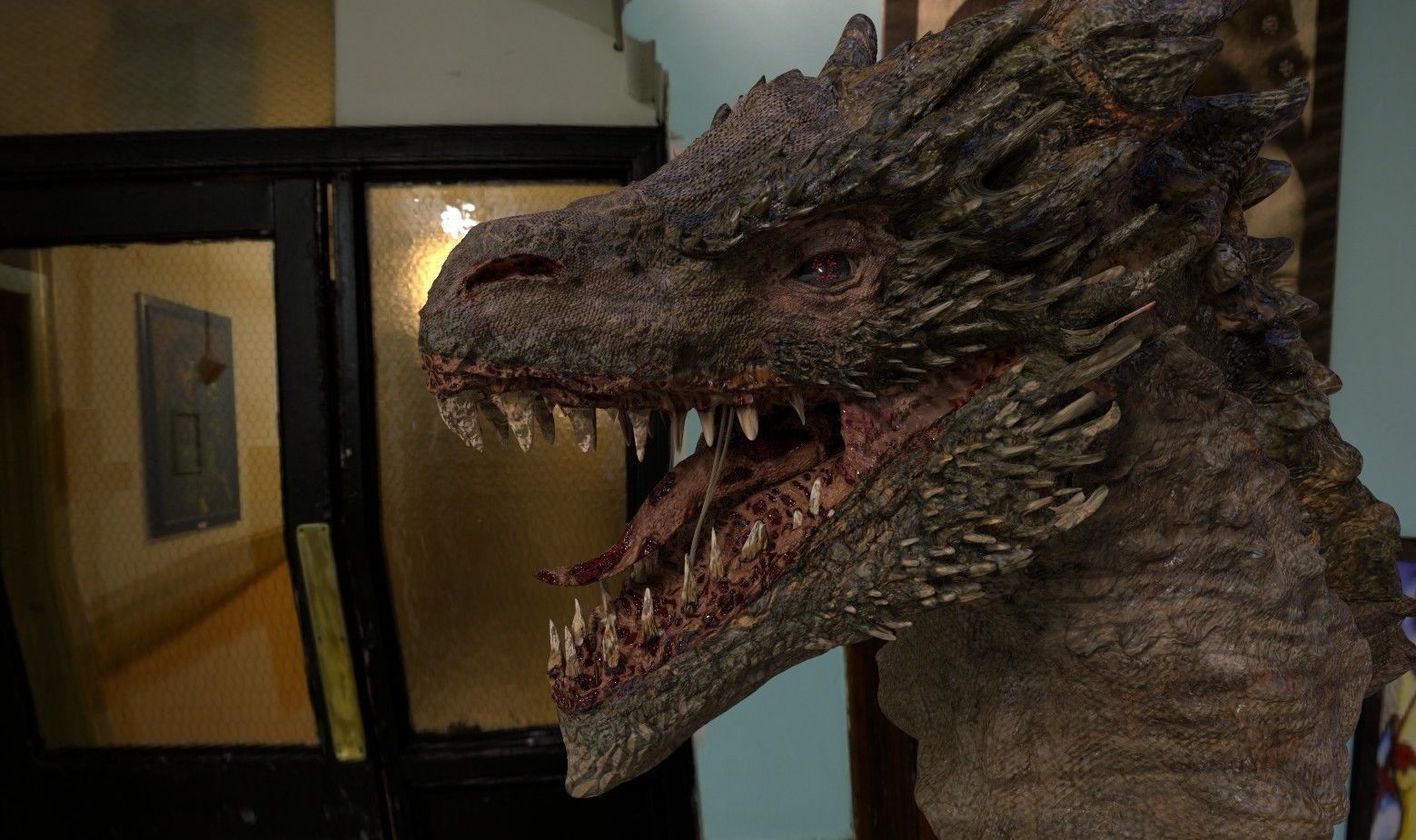 Dragon Head Realistic Low-poly 3D model_6