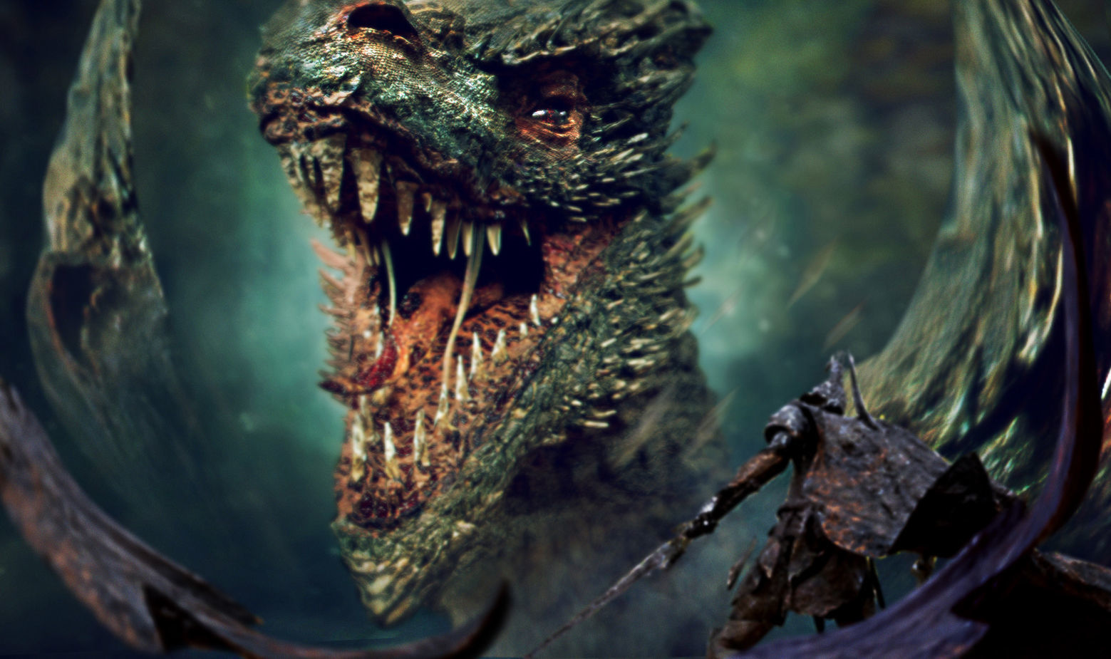 Dragon Head Realistic Low-poly 3D model_4