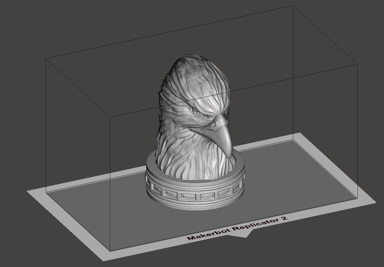 Eagle Head 3D print model_5