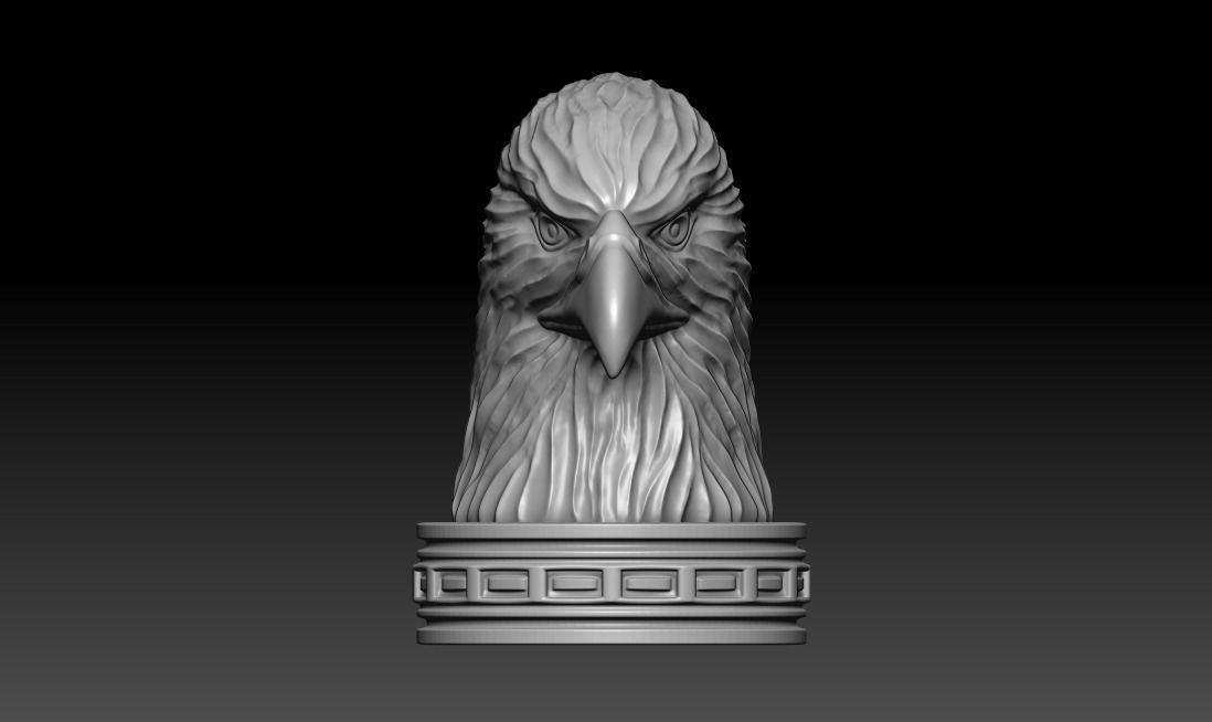 Eagle Head 3D print model_1