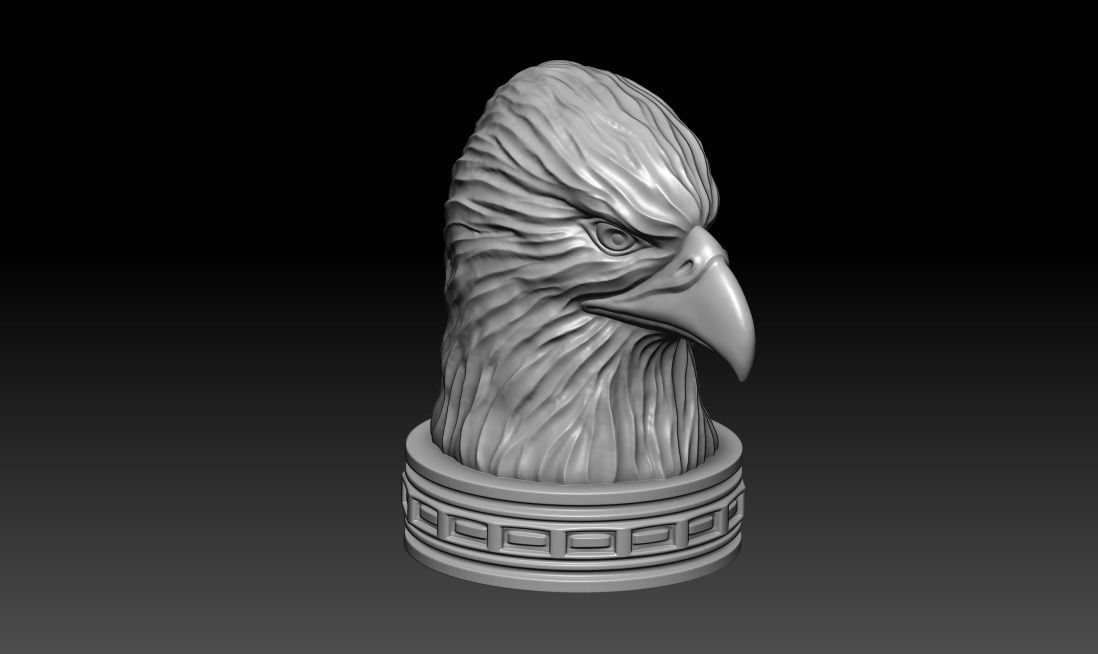 Eagle Head 3D print model_2