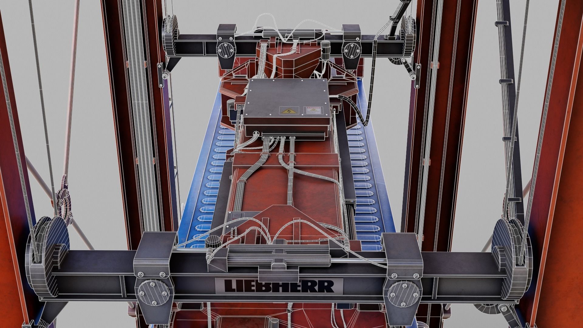 Straddle carrier 3D model_35