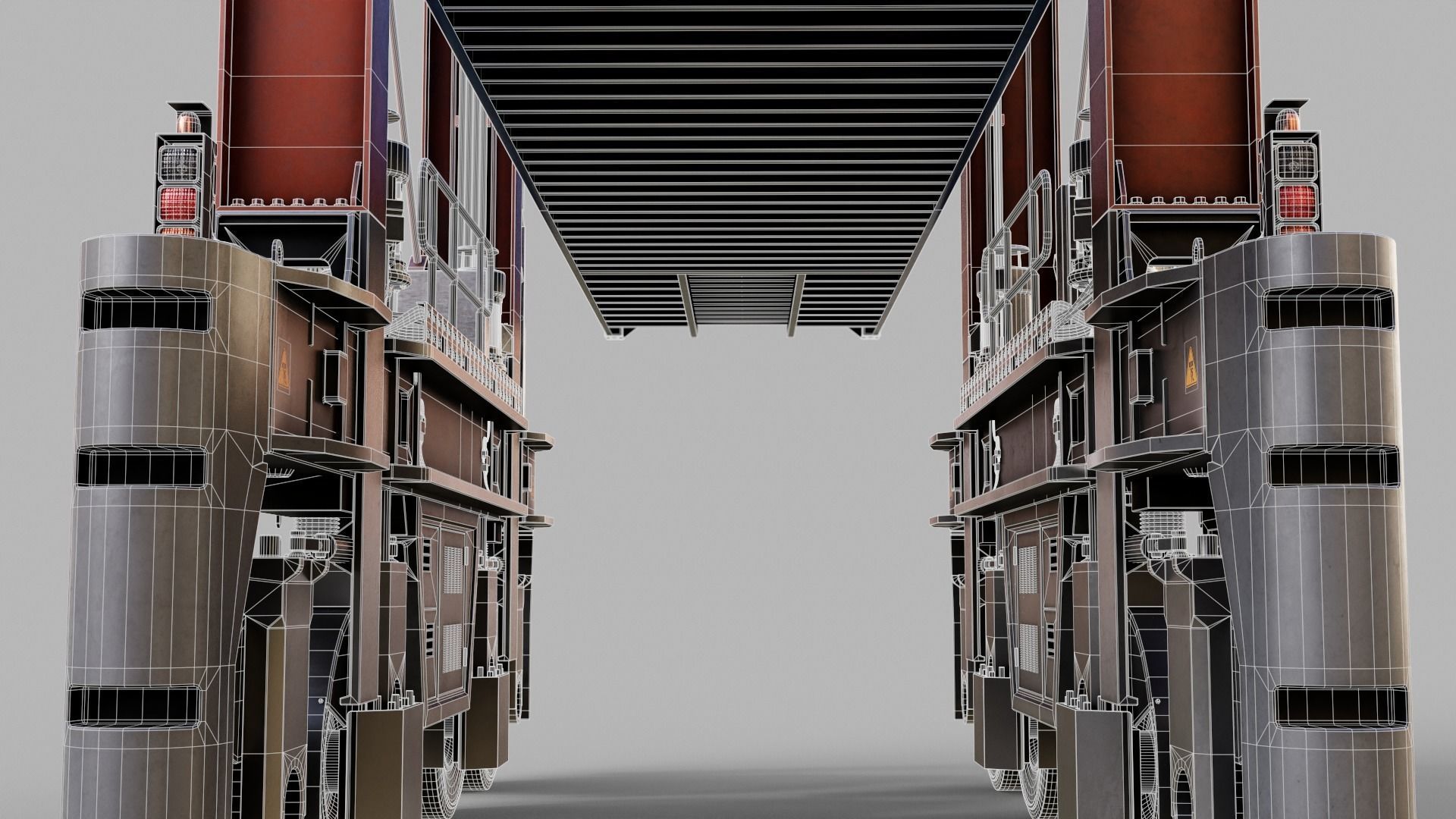 Straddle carrier 3D model_37