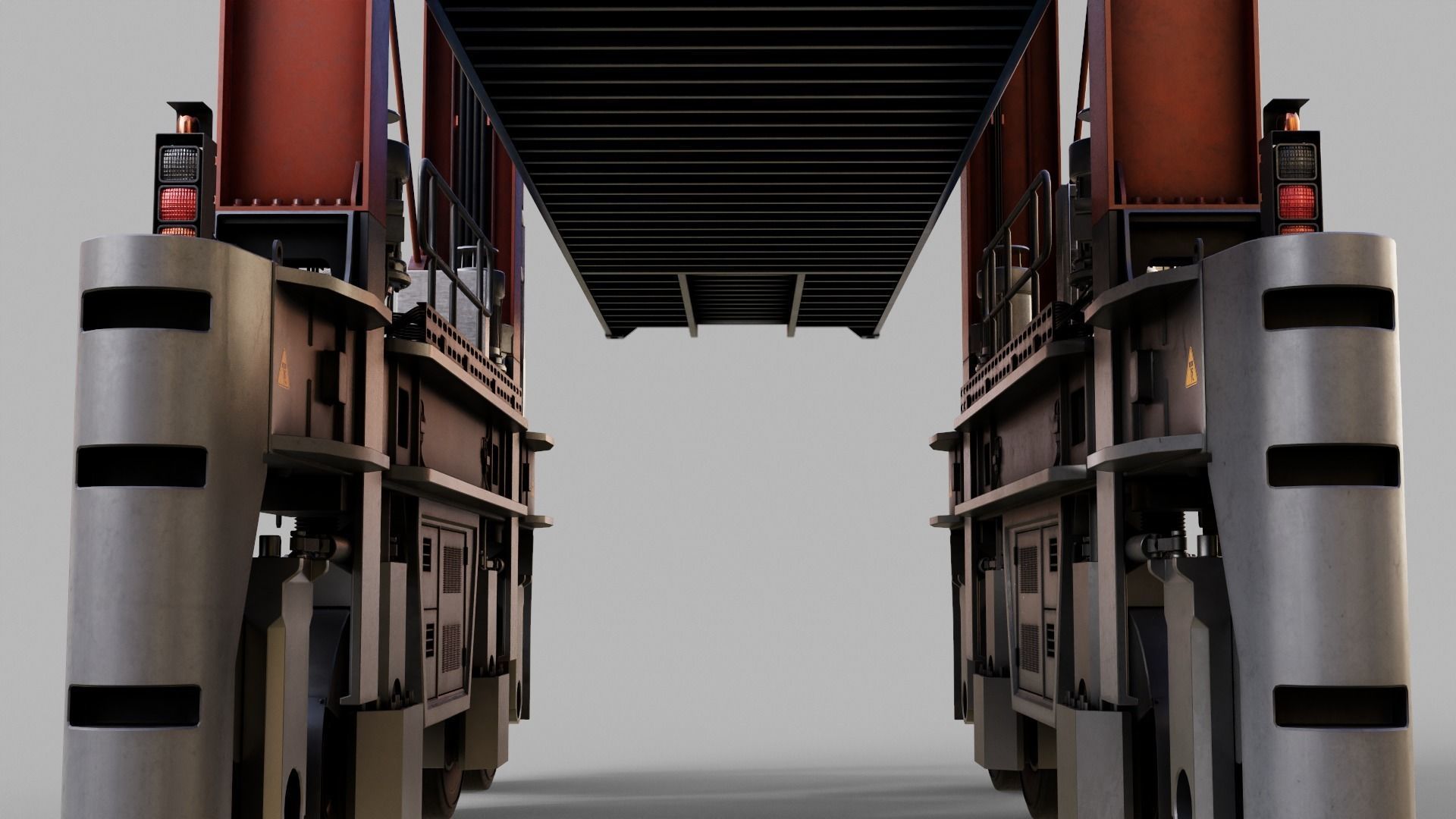 Straddle carrier 3D model_13