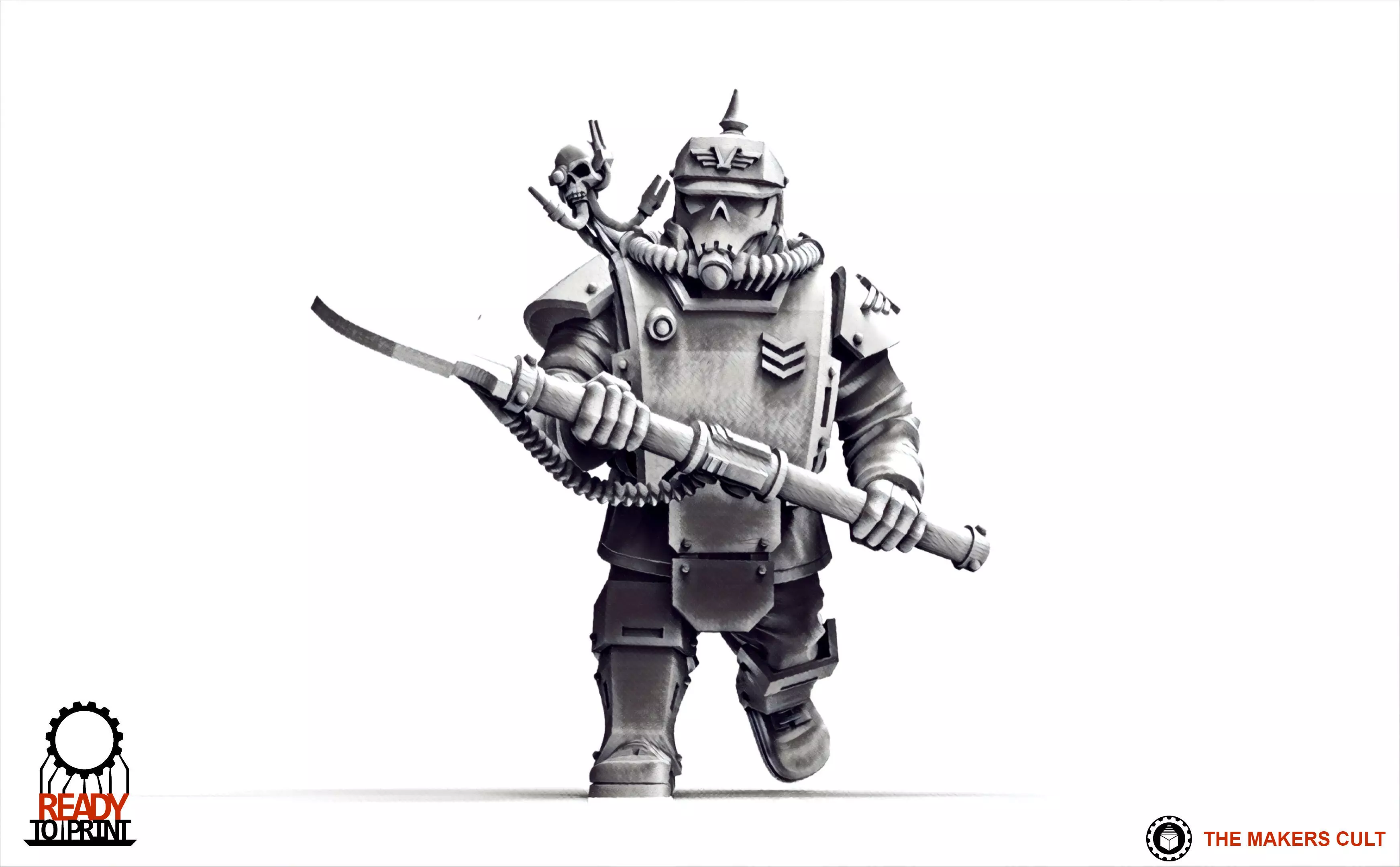 Valour Korps - Abhuman Sergeant Adalbert 3D print model
