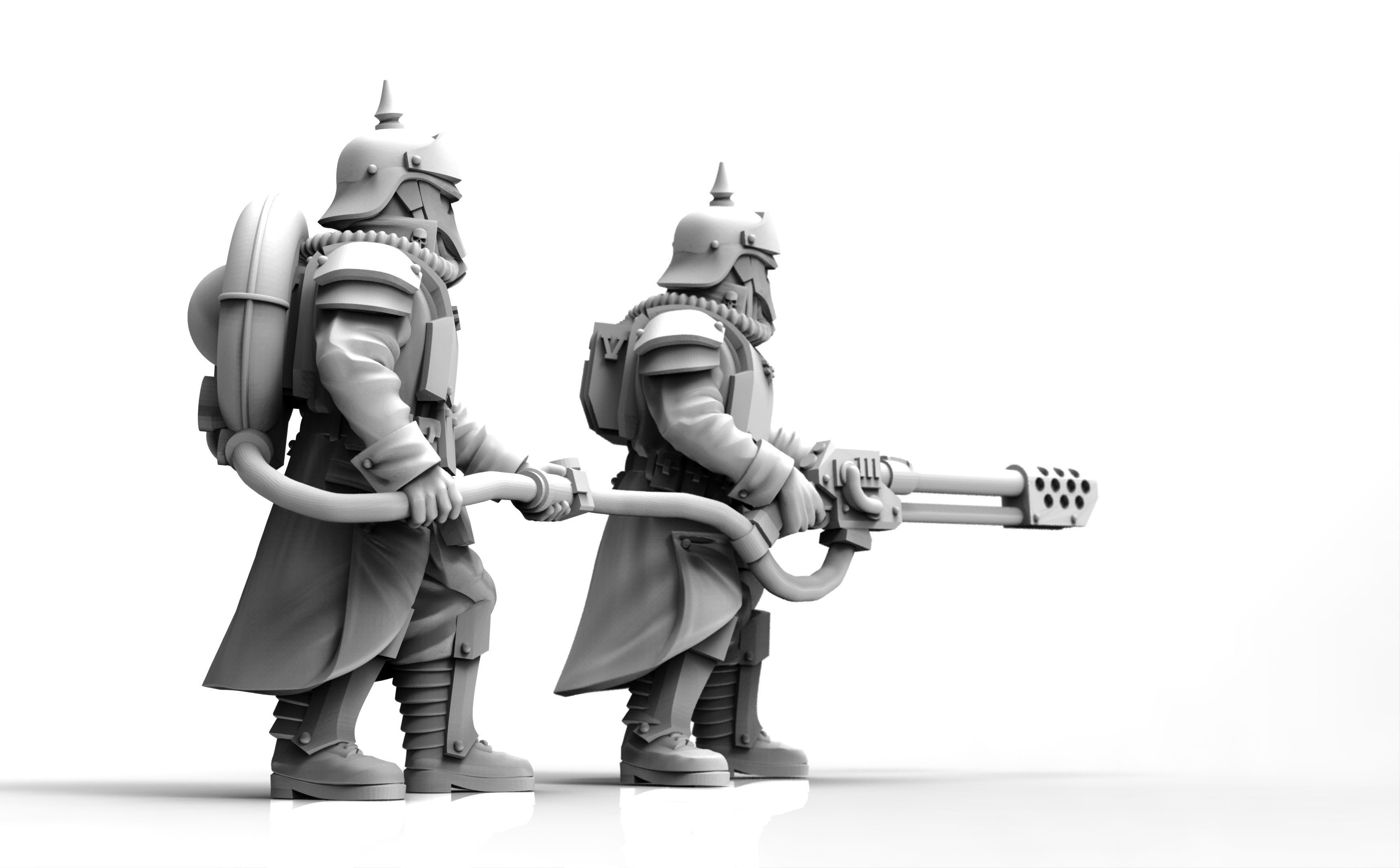 Valour Korps - Shock Infantry Heavy Weapons 3D print model_12