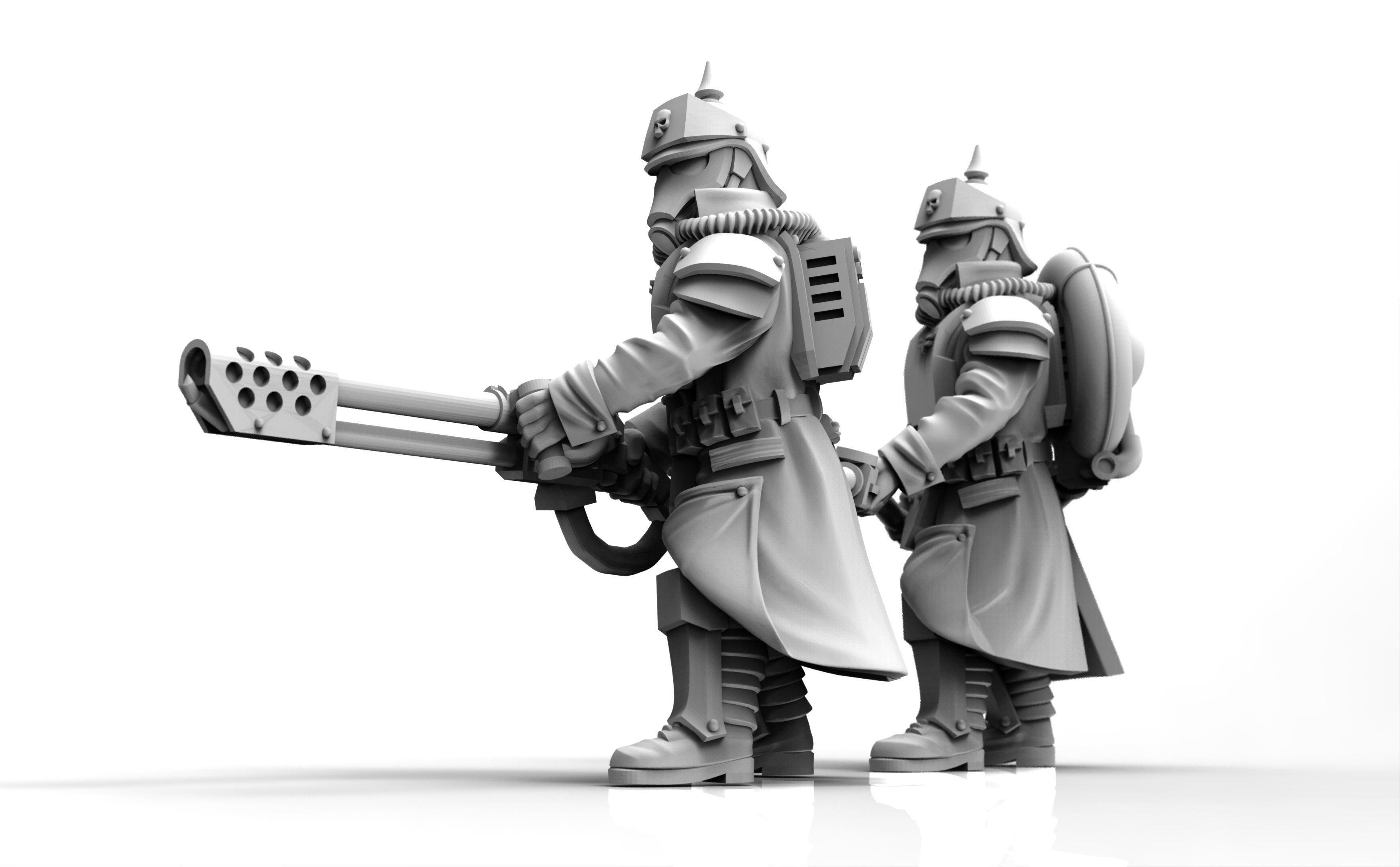 Valour Korps - Shock Infantry Heavy Weapons 3D print model_10