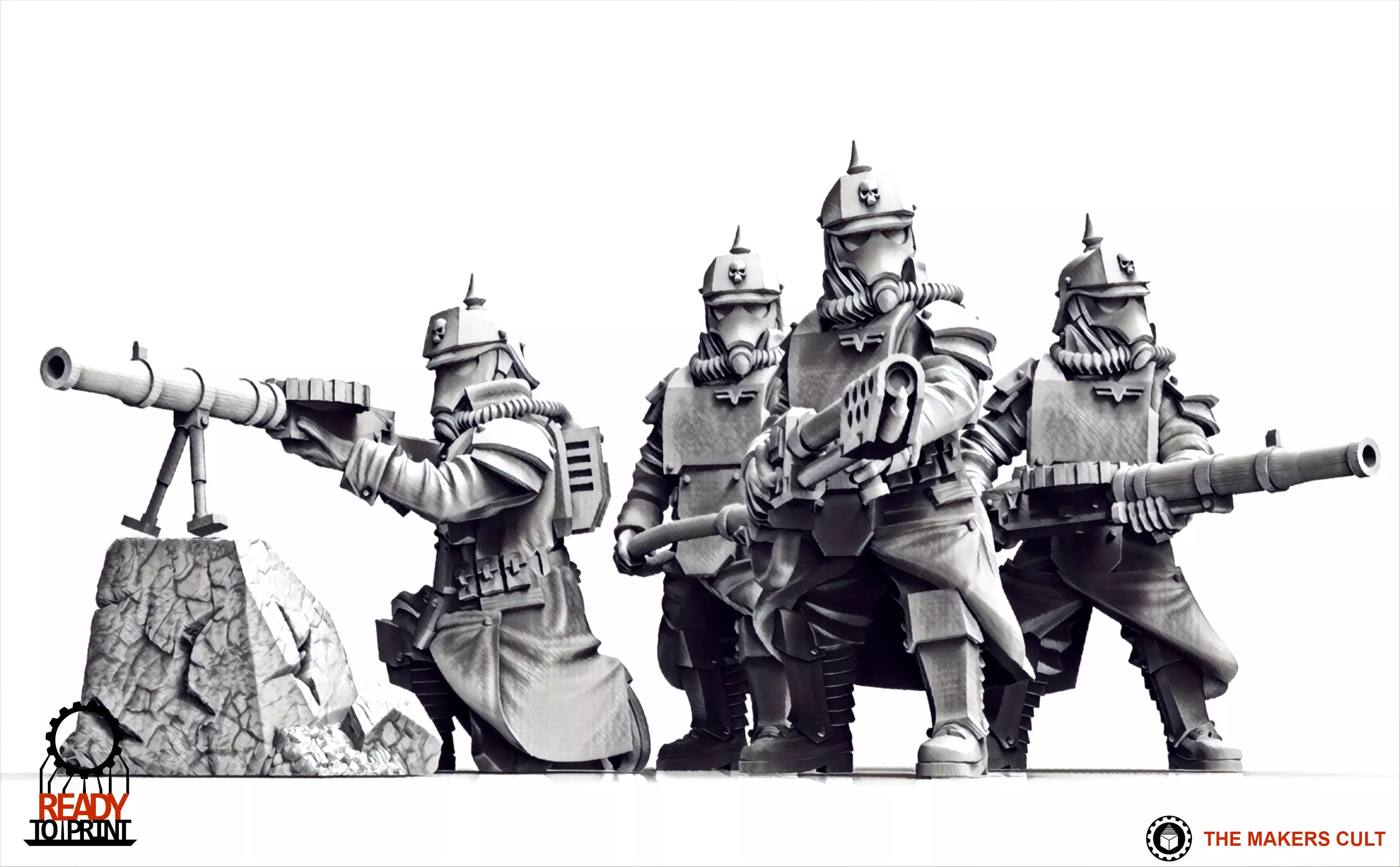 Valour Korps - Shock Infantry Heavy Weapons 3D print model_0
