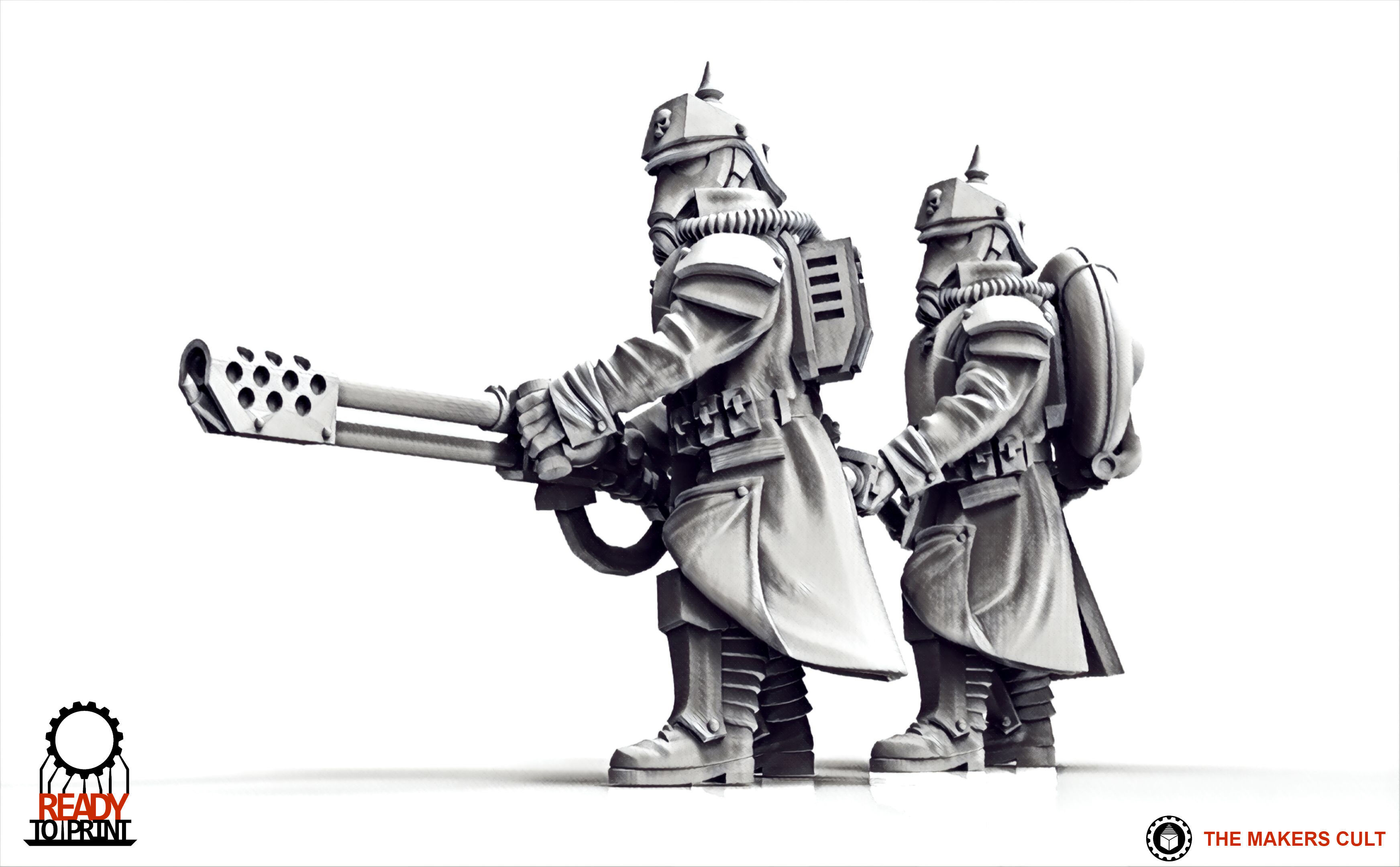 Valour Korps - Shock Infantry Heavy Weapons 3D print model_5