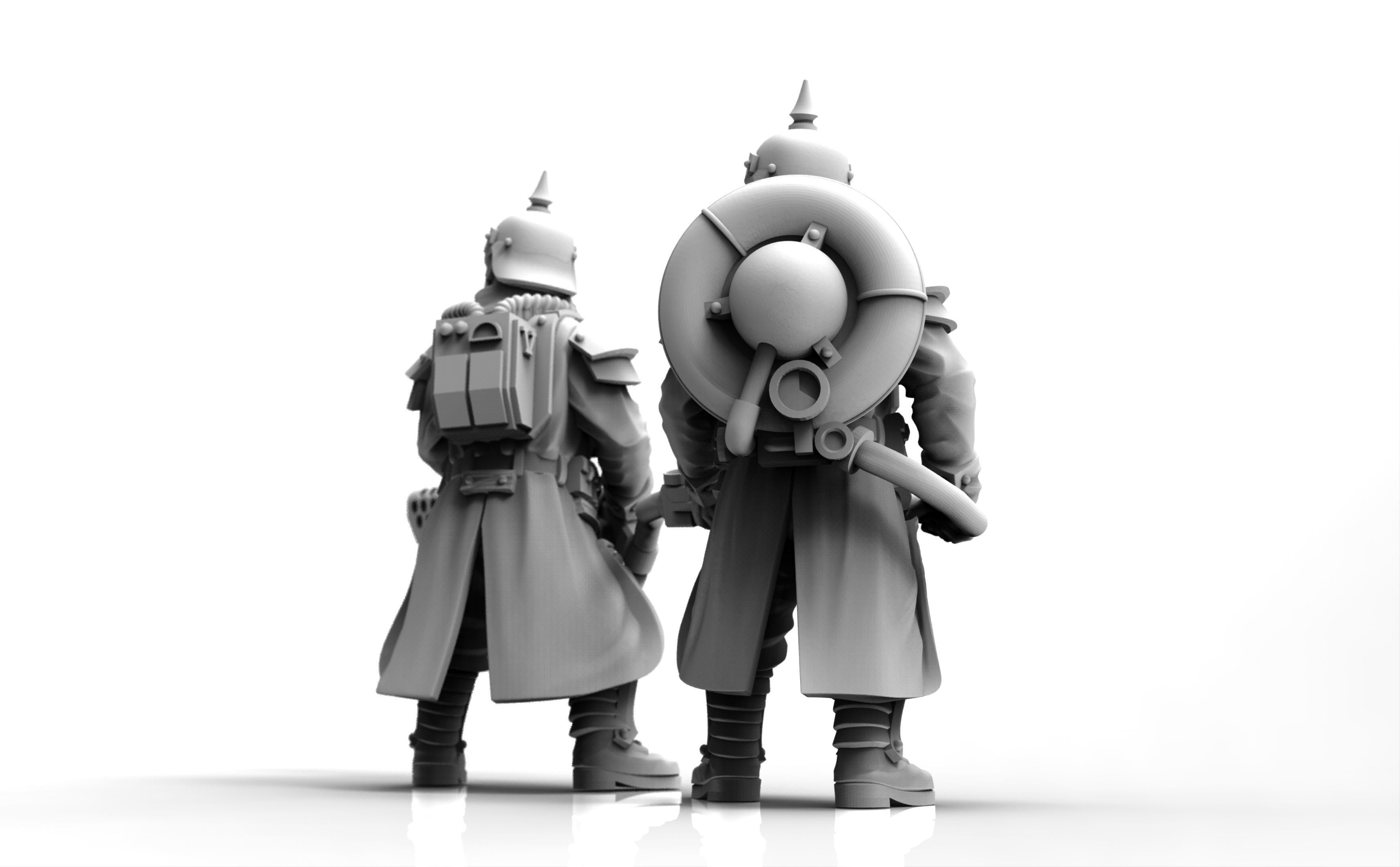 Valour Korps - Shock Infantry Heavy Weapons 3D print model_11