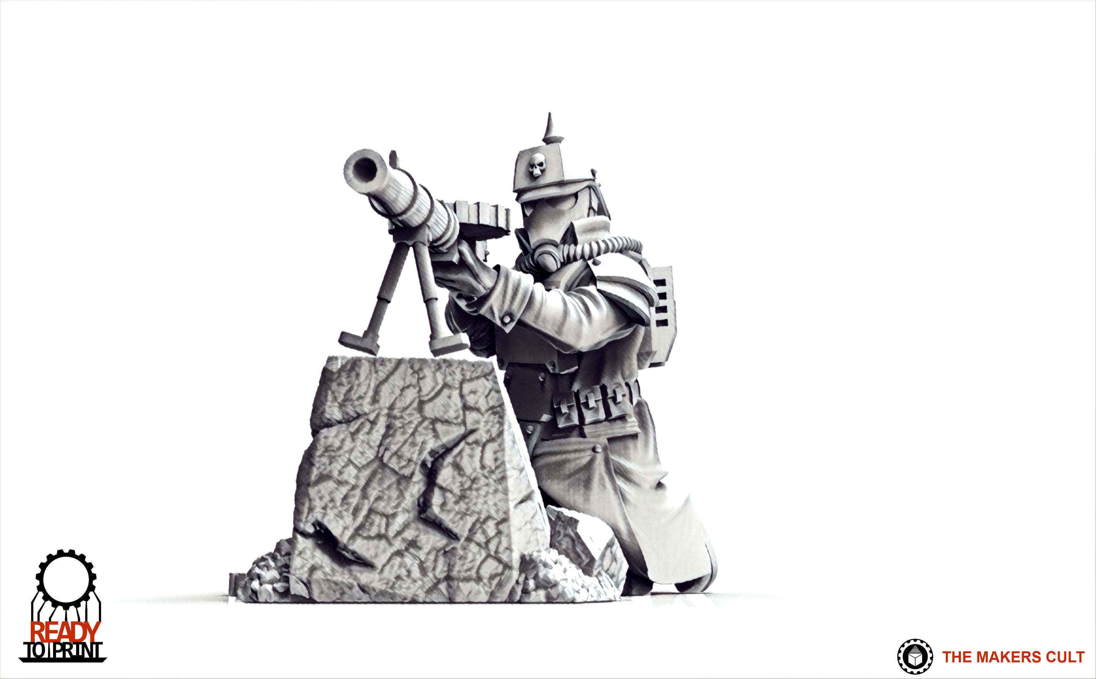 Valour Korps - Shock Infantry Heavy Weapons 3D print model_7