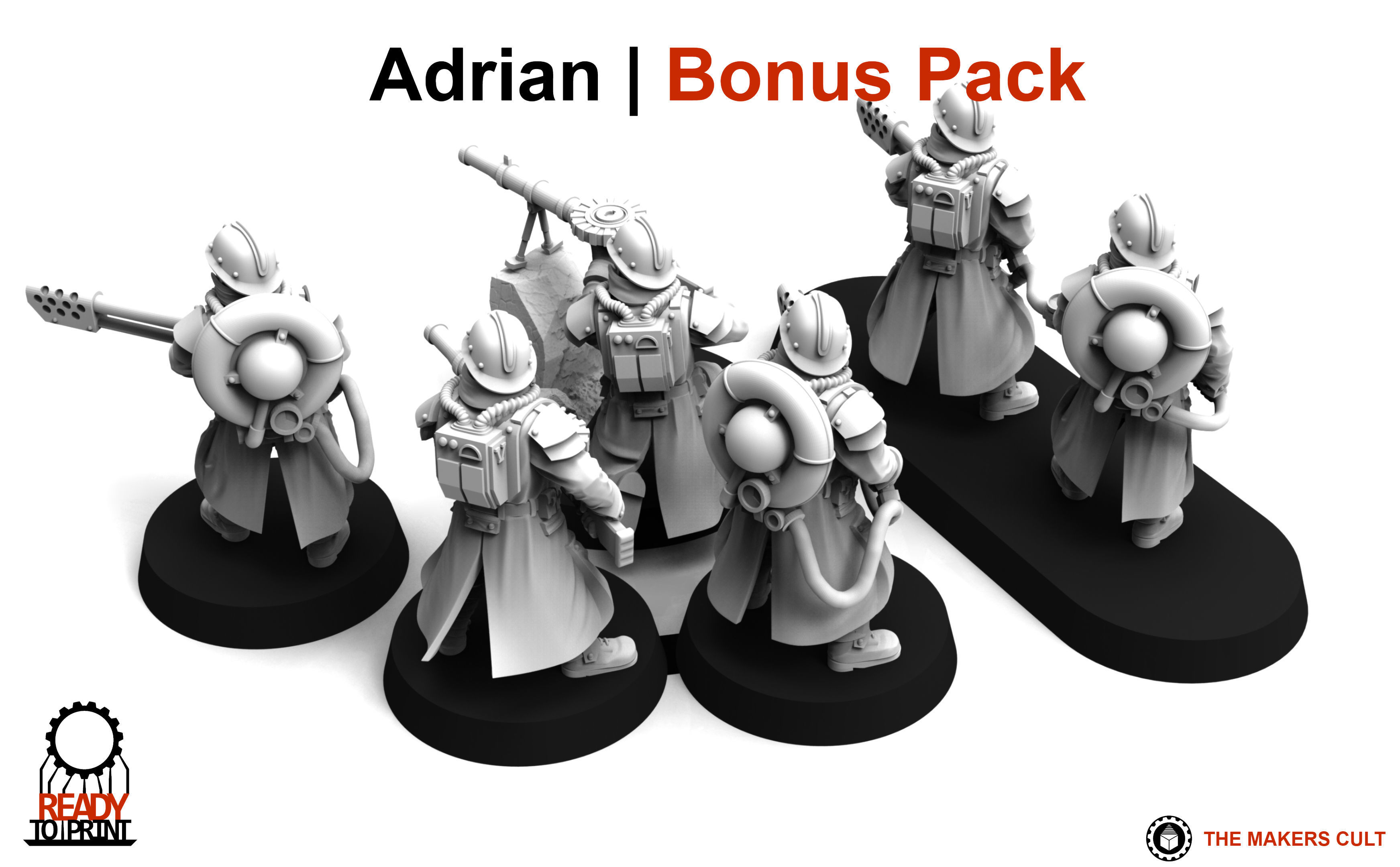 Valour Korps - Shock Infantry Heavy Weapons 3D print model_3