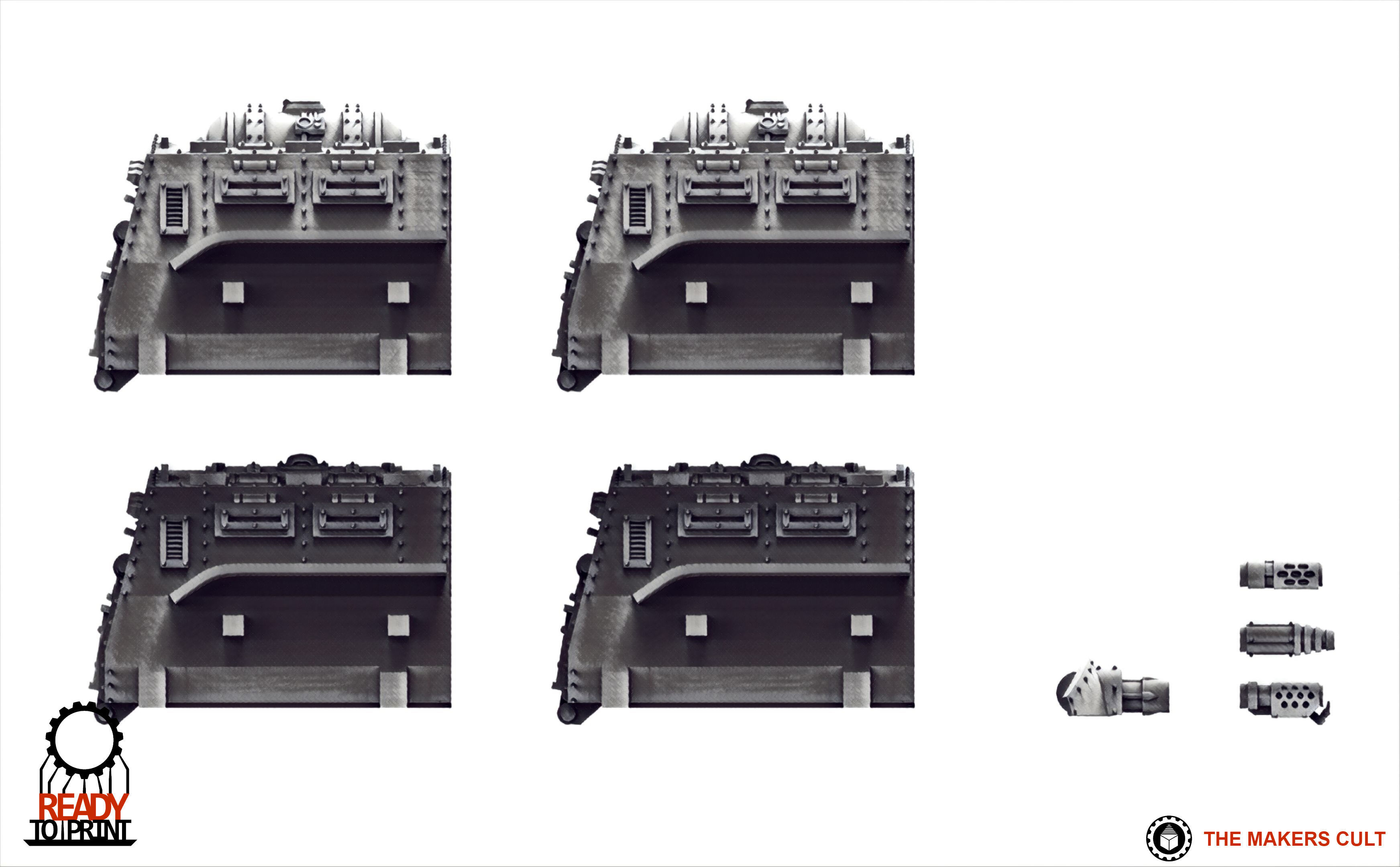 Feudal Guard - Upgrade Pack 5 3D print model_7