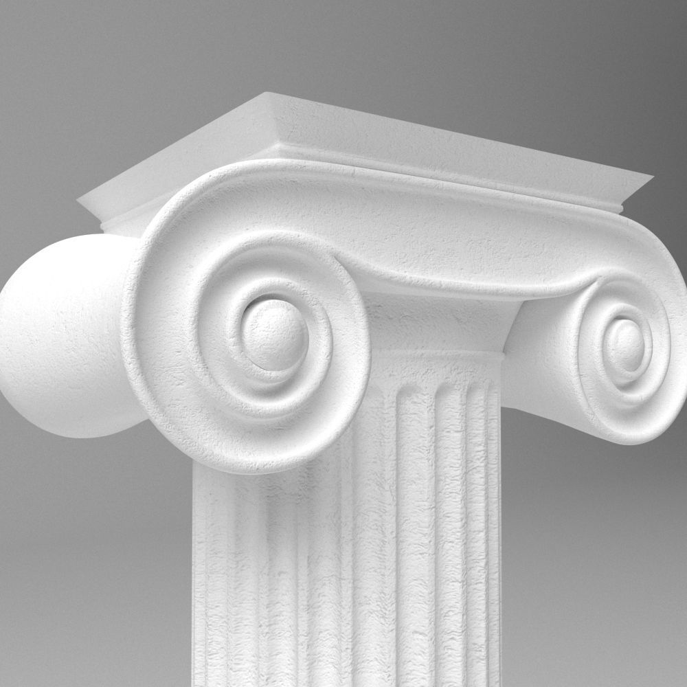Ionic Column 3D model_3