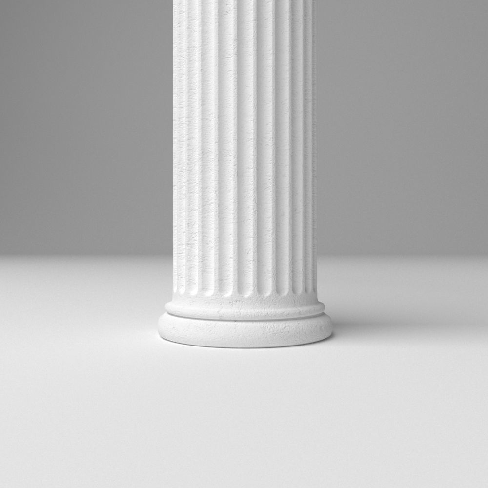 Ionic Column 3D model_4