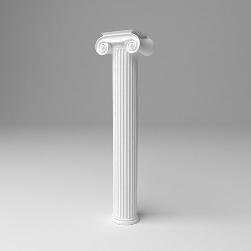 Ionic Column 3D model