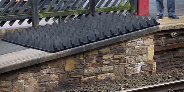 Model Railway Platform Anti-Trespass Panel Rubber 3D print model_9