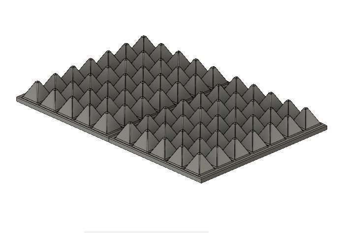 Model Railway Platform Anti-Trespass Panel Rubber 3D print model_5