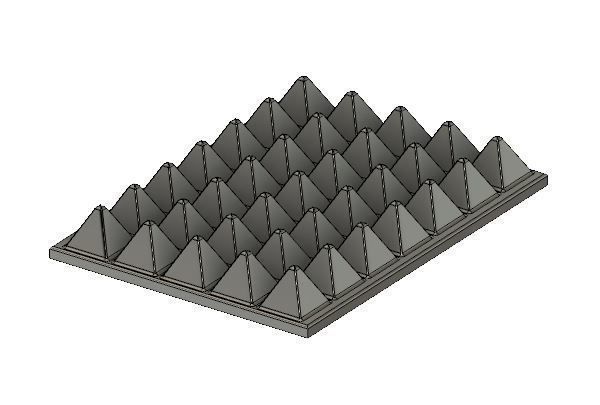 Model Railway Platform Anti-Trespass Panel Rubber 3D print model_1