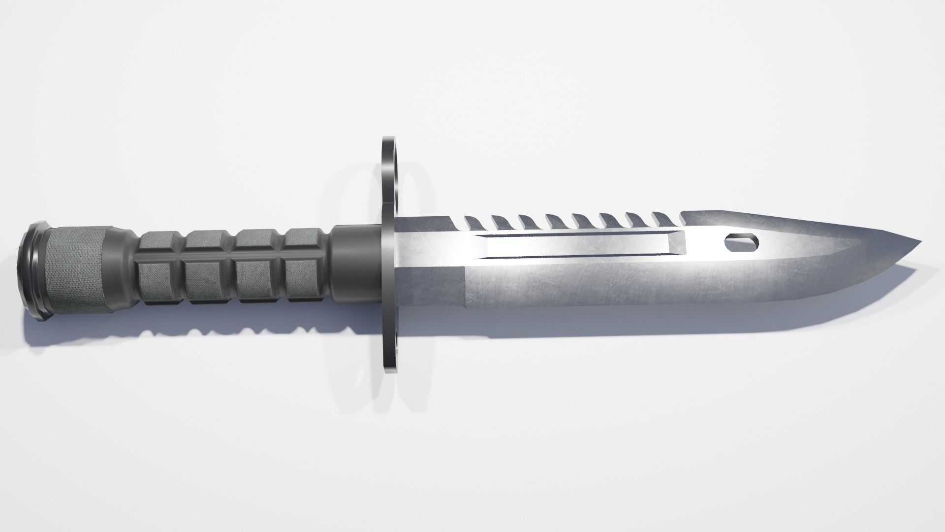 M9 Bayonet Free low-poly 3D model_7