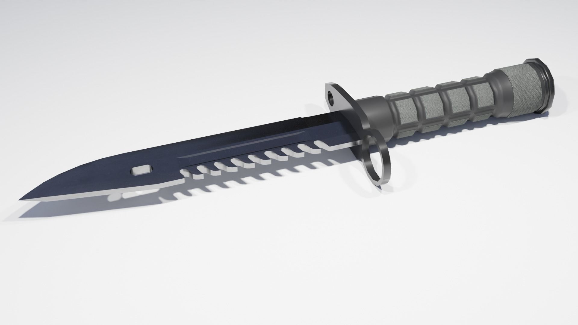 M9 Bayonet Free low-poly 3D model_4