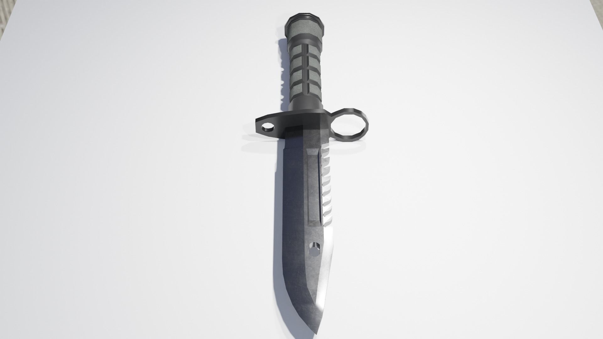 M9 Bayonet Free low-poly 3D model_2