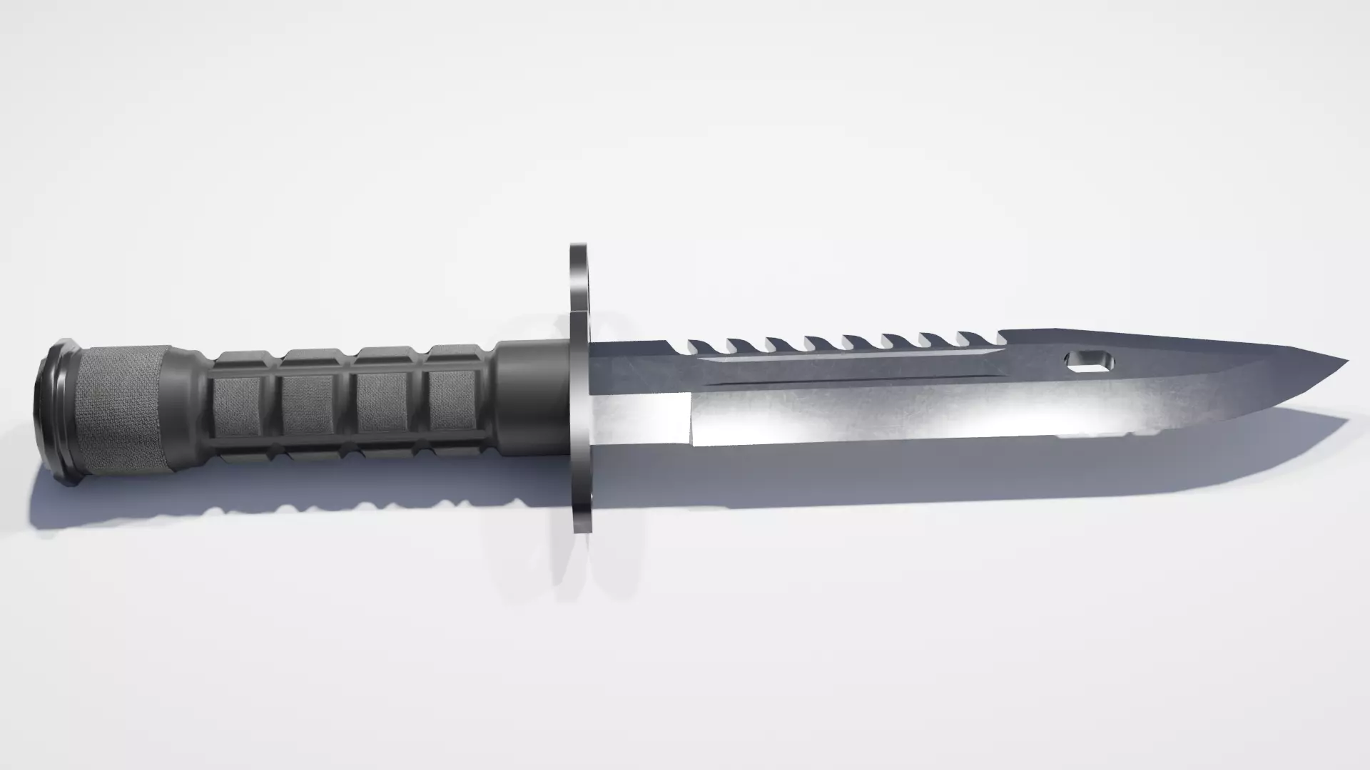 M9 Bayonet Free low-poly 3D model_0