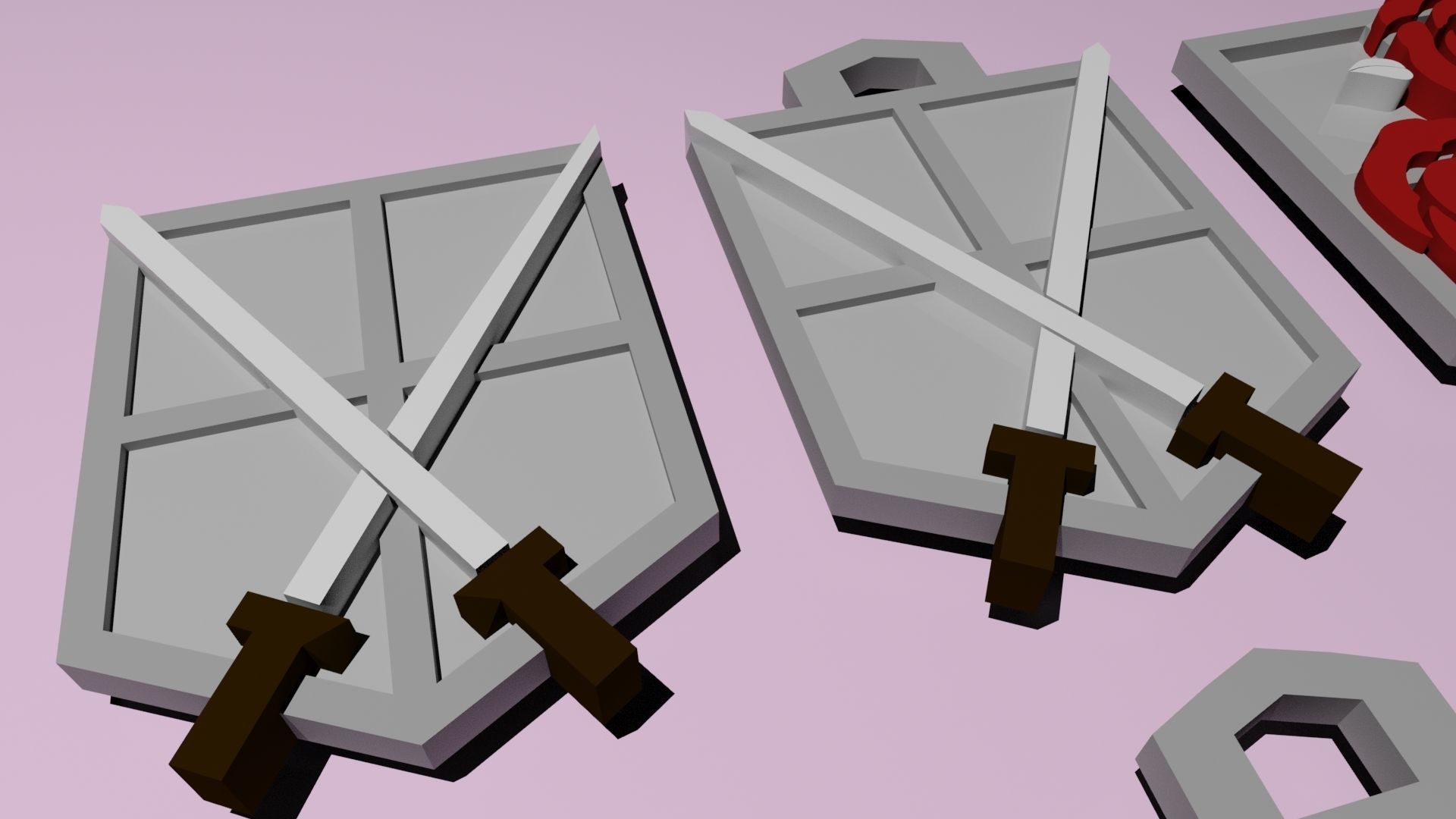 Shingeki no Kyojin Emblems 3d printable 3D print model_6