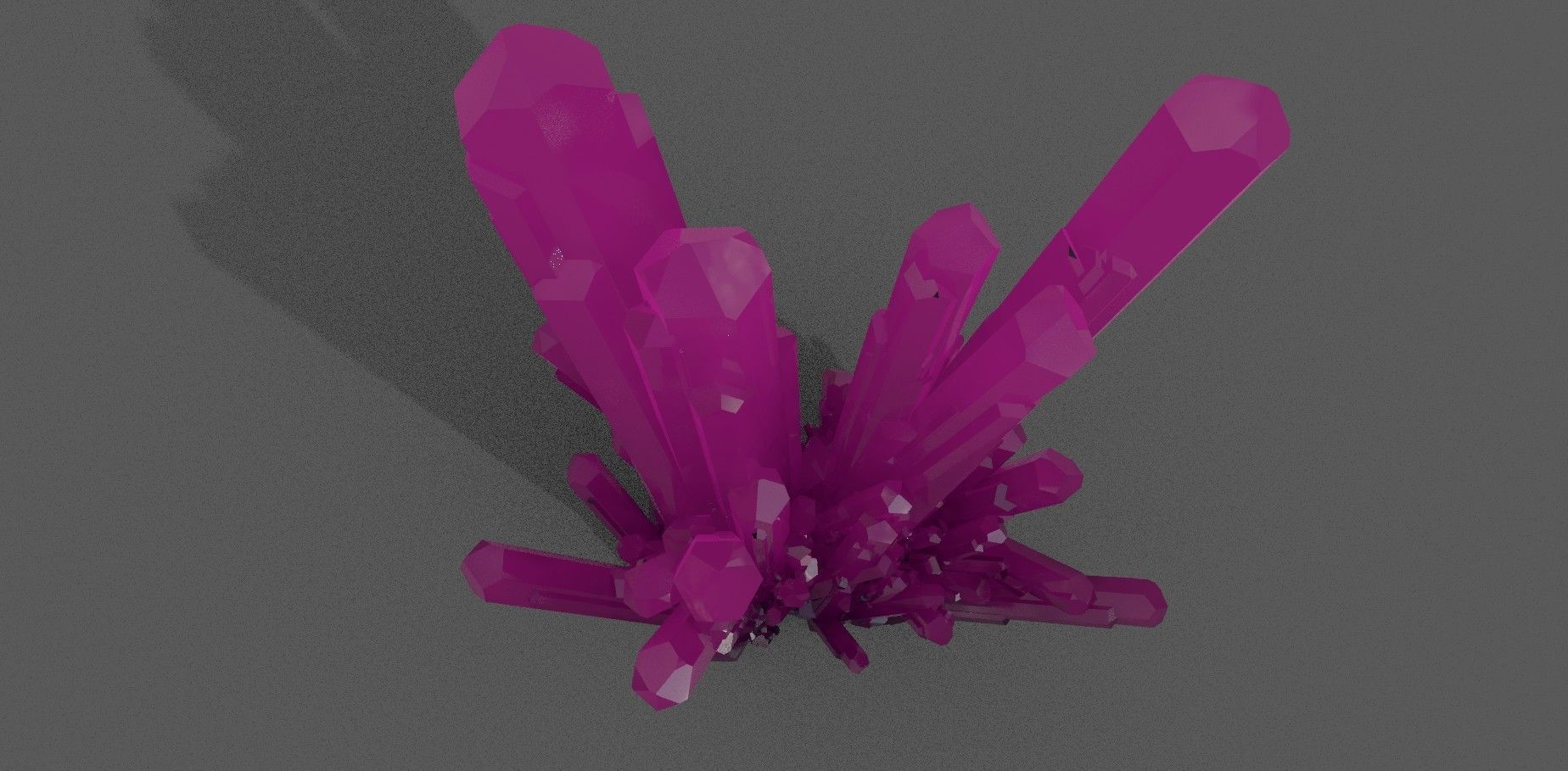 Crystal Rock Low-poly 3D model Low-poly 3D model_5