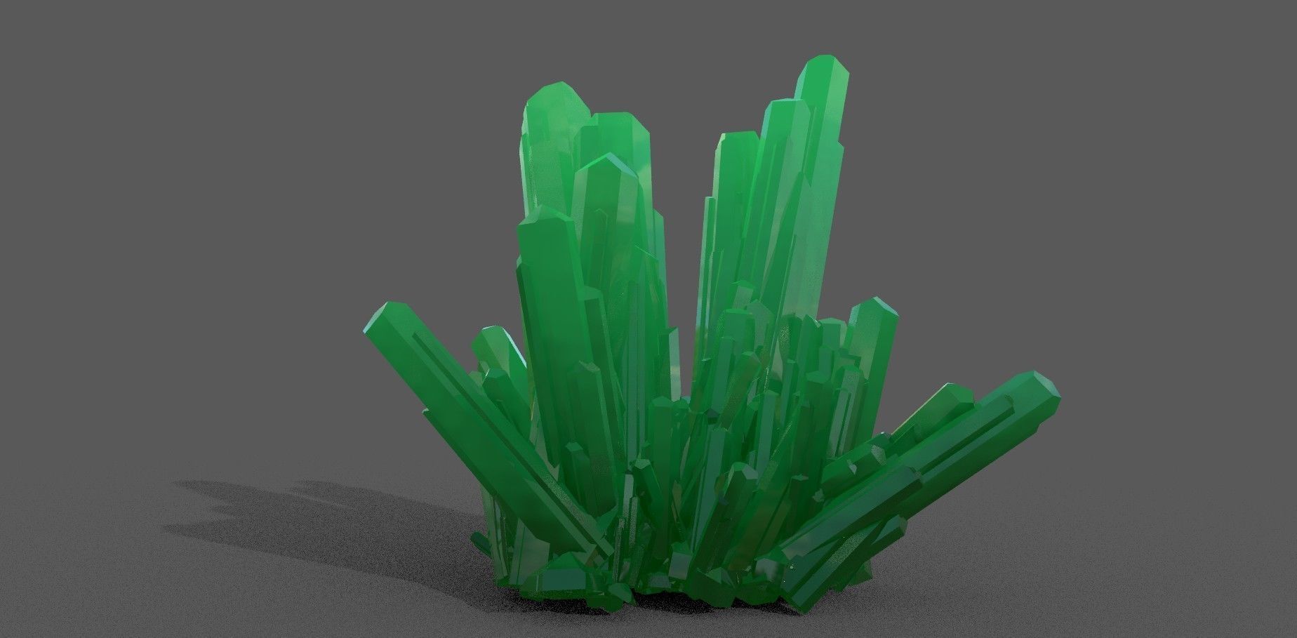 Crystal Rock Low-poly 3D model Low-poly 3D model_6